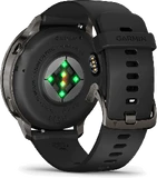 Garmin Venu 4 45mm black back right side