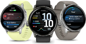 Garmin Venu 4 45mm colours overview