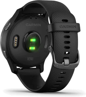 Garmin Venu zwart achterkant rechterzijkant