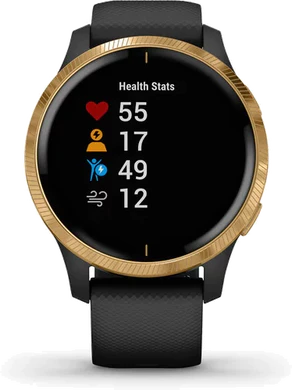 Garmin Venu goud voorkant
