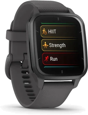 Garmin Venu Sq 2 aluminium grey front left side