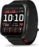 Garmin Venu X1 zwart voorkant rechterzijkant