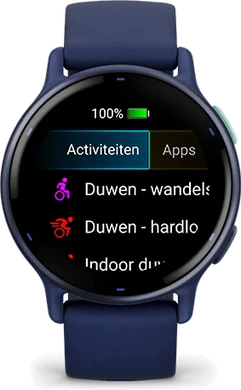 Garmin vivoactive 5 blauw voorkant