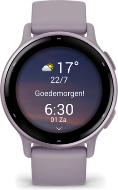 Garmin vivoactive 5 paars voorkant