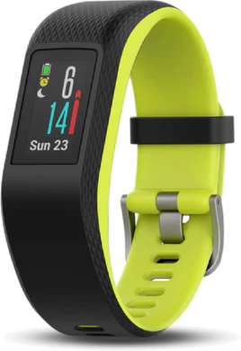 Garmin vivosport hr vihreä etupuolella oikea puoli