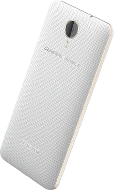 General Mobile android one GM 5 bianco indietro lato sinistro