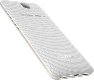 General Mobile android one GM 5 bianco indietro lato destro