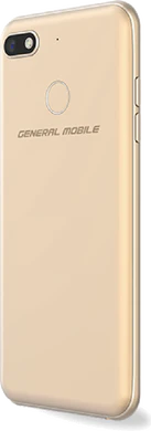 General Mobile GM 8 Go oro volver lado izquierdo