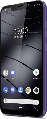 Gigaset GS195 viola copertina frontale lato destro