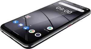 Gigaset GS5 gris couverture à droite en bas aslant