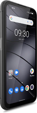 Gigaset GX6 Pro svart front vänster sida