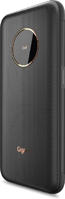 Gigaset GX6 Pro svart tillbaka vänster sida