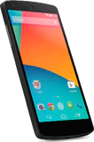 Google Nexus 5 schuin