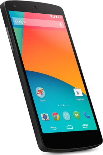 Google Nexus 5 schuin