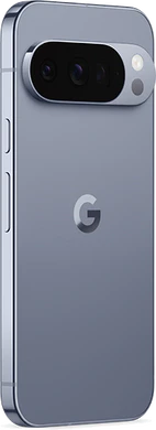 Google Pixel 10 Pro moonstone grijs achterkant rechterzijkant