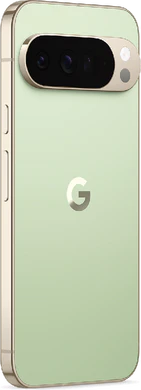 Google Pixel 10 Pro XL jade grön tillbaka höger sida