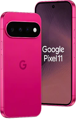 Google Pixel 11 pink overzicht schuin