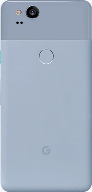 Google Pixel 2 blauw achterkant