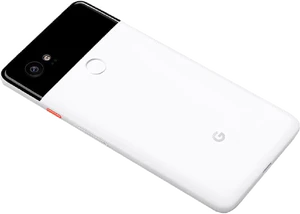 Google Pixel 2 XL wit achterkant schuin