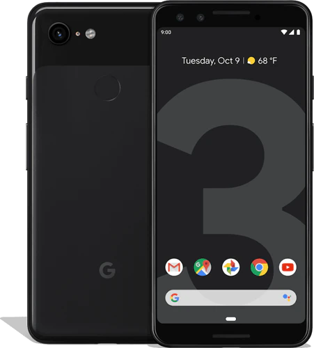 Google Pixel 3 zwart overzicht Google Pixel 3 zwart overzicht