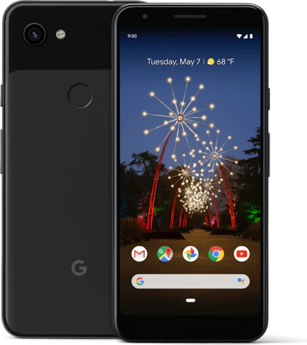 Google Pixel 3a zwart overzicht