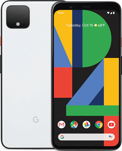 Google Pixel 4 hvid oversigt