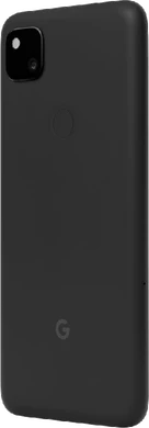 Google Pixel 4a zwart achterkant linkerzijkant