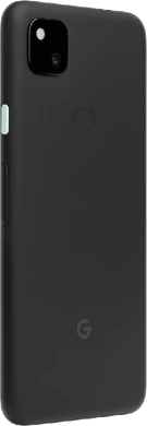 Google Pixel 4a zwart achterkant rechterzijkant