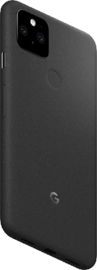 Google Pixel 5 zwart achterkant rechterzijkant onderkant