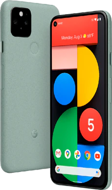 Google Pixel 5 groen overzicht