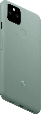 Google Pixel 5 groen achterkant rechterzijkant onderkant