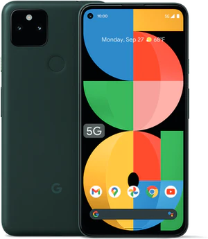 Google Pixel 5a zwart overzicht