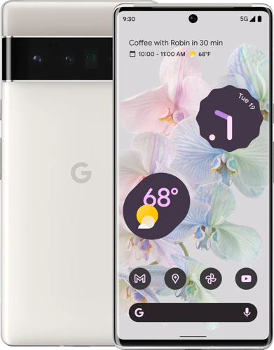 Google Pixel 6 Pro wit overzicht