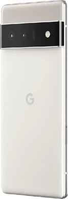 Google Pixel 6 Pro wit achterkant linkerzijkant
