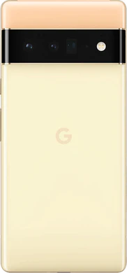 Google Pixel 6 Pro geel achterkant