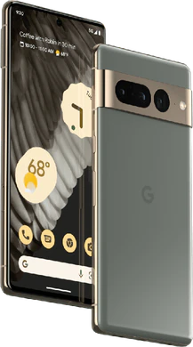 Google Pixel 7 Pro groen overzicht schuin