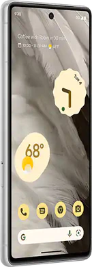 Google Pixel 7 bianco copertina frontale lato sinistro