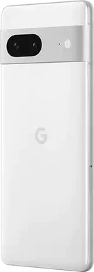 Google Pixel 7 bianco indietro lato sinistro