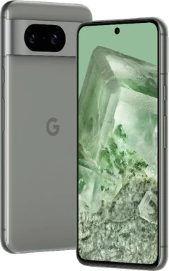 Google Pixel 8 grå grønn oversikt