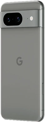 Google Pixel 8 grå grønn bakside venstre side