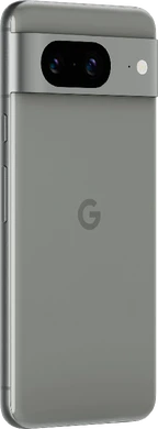 Google Pixel 8 grå grønn bakside høyre side
