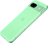 Google Pixel 8a grön tillbaka vänster sida snett