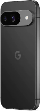 Google Pixel 9 sort bagside venstre side