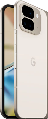 Google Pixel 9 Pro Fold yellow back right side half opened