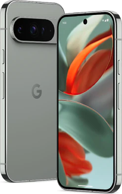 Google Pixel 9 Pro groen overzicht schuin