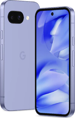 Google Pixel 9a iris paars overzicht