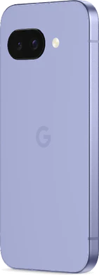 Google Pixel 9a iris paars achterkant linkerzijkant