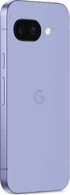 Google Pixel 9a iris paars achterkant rechterzijkant