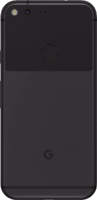 Google Pixel zwart achterkant