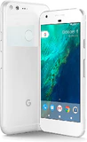 Google Pixel zilver overzicht schuin